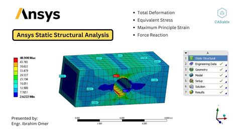 Ansys Static Structural Analysis Ansys Workbench Static Analysis