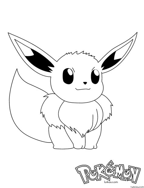 Pokemon Eevee Evolutions Coloring Pages