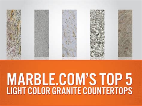 Top 5 Light Color Granite Countertops