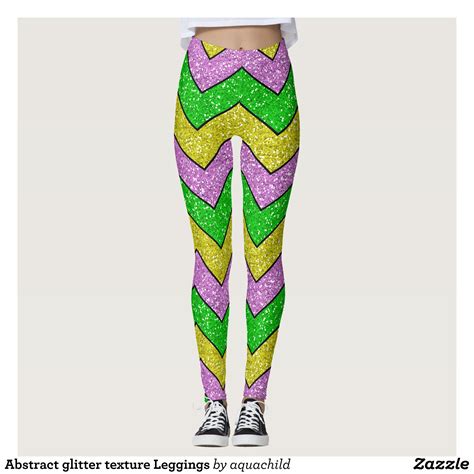 Abstract Glitter Texture Leggings Textured Leggings Leggings Pattern