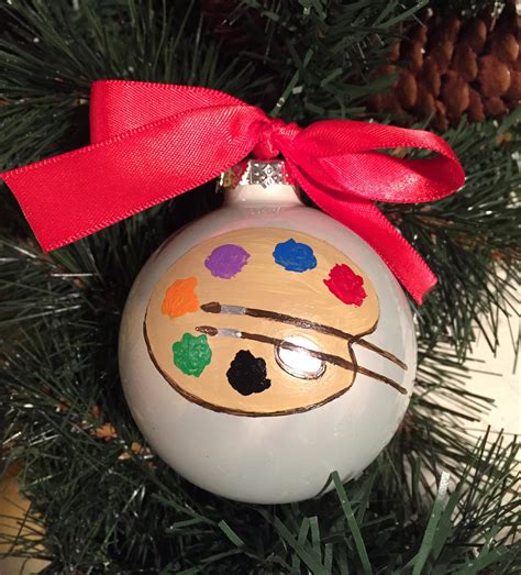 Personalized Hand Painted Artist Ornament Christmas Ornament For