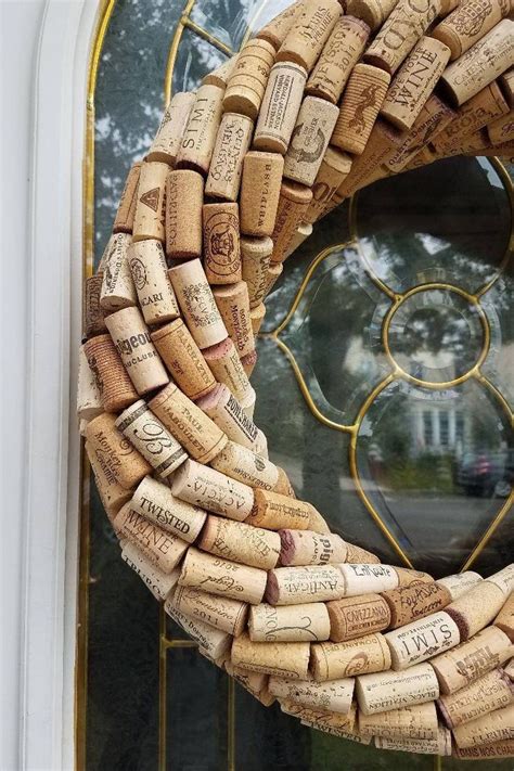 Classic Spiral Wine Corks Wreath Large Size Etsy In 2023 Wine Cork