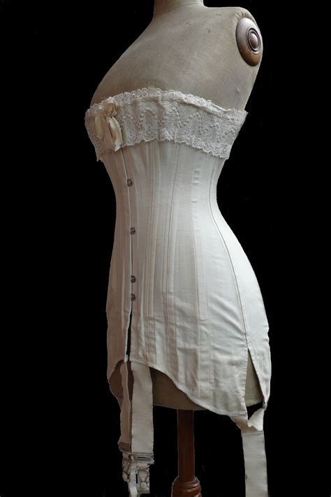 Corset Vers 1910 Robe Victorienne Costume Historique Mode