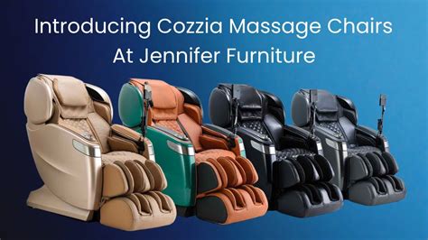 Discover The Best Selling Cozzia Massage Chairs At Jennifer Furniture Youtube