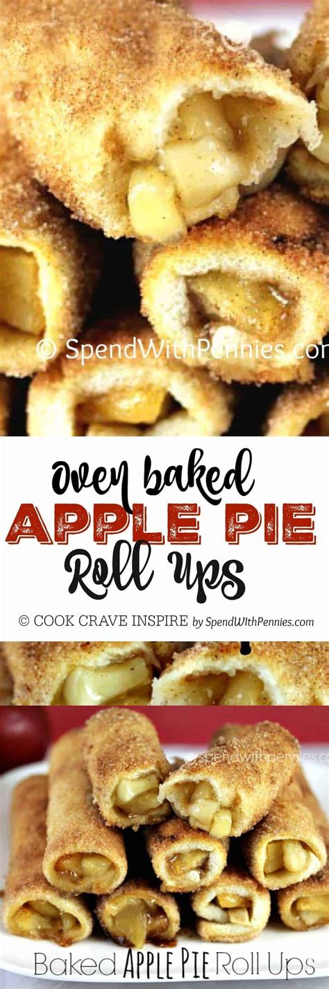 Baked Apple Pie Roll Ups Spend With Pennies