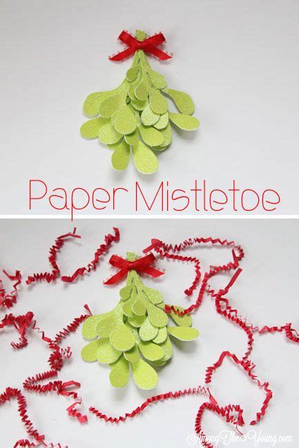 Paper Mistletoe Cricut Design Star Among The Young Mistletoe