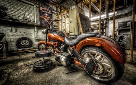 Fondos De Pantalla Customizing Harley Davidson Hdr Motocicleta