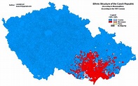 Ethnic structure of the Czech Republic, according to municipalities ...