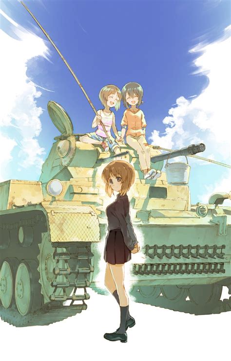 Nishizumi Miho And Nishizumi Maho Girls Und Panzer Drawn By Cosmic