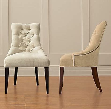 White dining chairs are a stunning alternative that will brighten and provide an uplifting freshness to your dining room. White Fabric Dining Room Chairs - Home Furniture Design