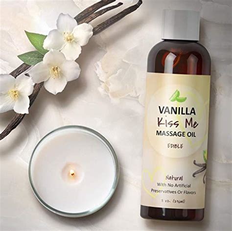 vanilla erotic massage oil for sex edible massage oil and lubricant for sensual massage and