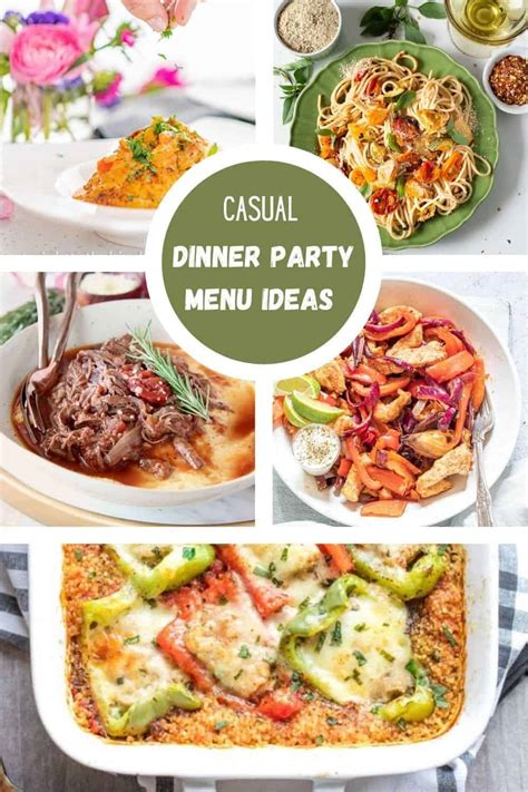 Easy Casual Dinner Party Menu Ideas Intentional Hospitality