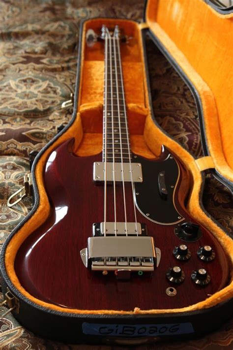 Gibson Sg Bass Eb3 Guitar Bass Guitar Vintage Bass Guitars