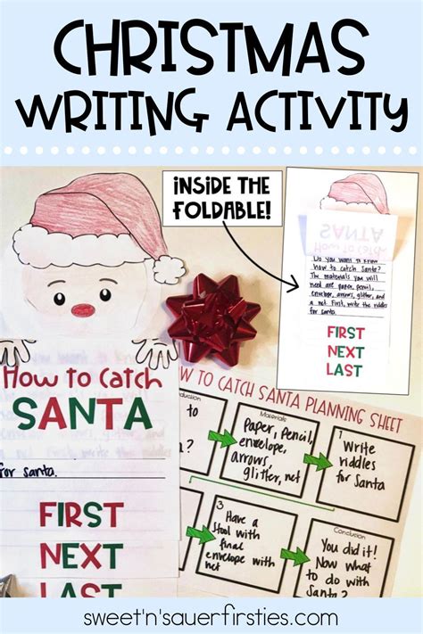 Your Elementary Students Will Love This How To Catch Santa Writing