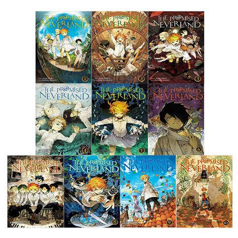 Kaiu Shirai By The Promised Neverland Vol 1 10 Books Collection Set