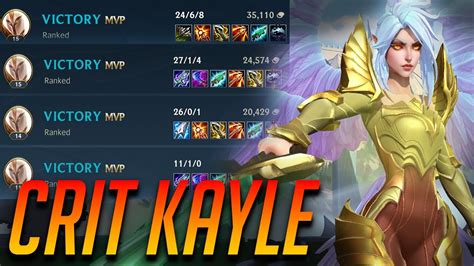 Wild Rift Kayle Crit Build Is 1000 Op And The Best Build For Kayle