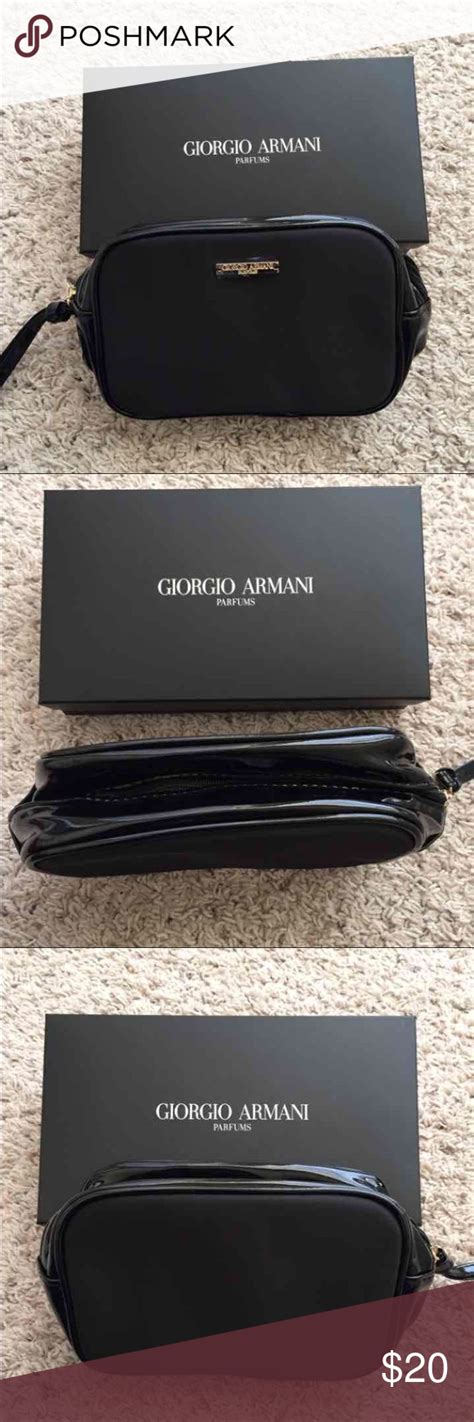 New Giorgio Armani Parfum Bag Black Giorgio Armani Pouch For Whatever