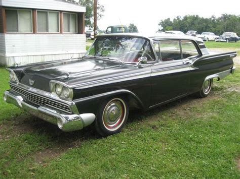The new galaxie displaced the fairlane 500 in the hierarchy about a month after the introduction of the 1959 fords. Buy used 1959 Ford Galaxie Fairlane 500 in Salem, Illinois, United States