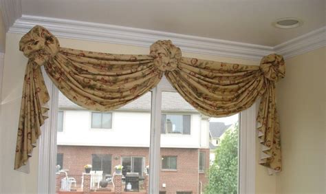 Swags With Rosettes Click To Enlarge Valance Window Treatments