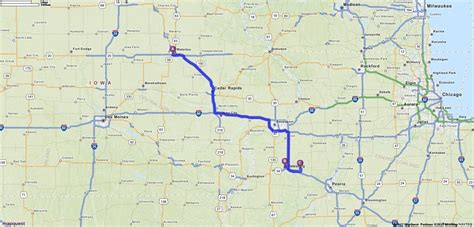 Driving Directions From 3538 Inverness Rd Waterloo Iowa 50701 To 34