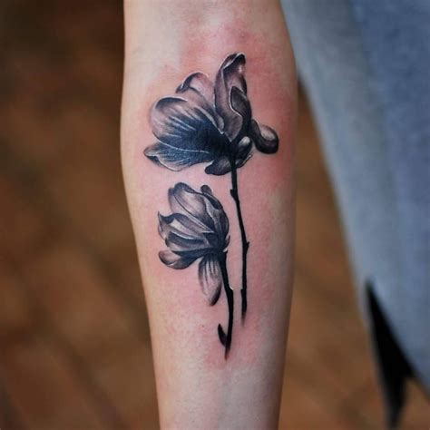 Tattoo Frequency — Freshly Done Black And Gray Cover Up Flower
