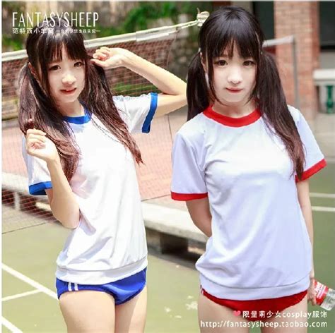 Fantasysheep Womens Japanese School Sport Clothes Cosplay Costume On