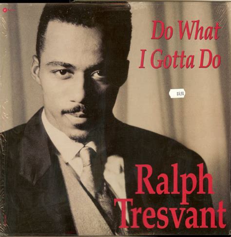 Ralph Tresvant Do What I Gotta Do Releases Discogs