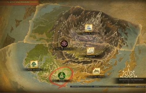 Monster Hunter World Map