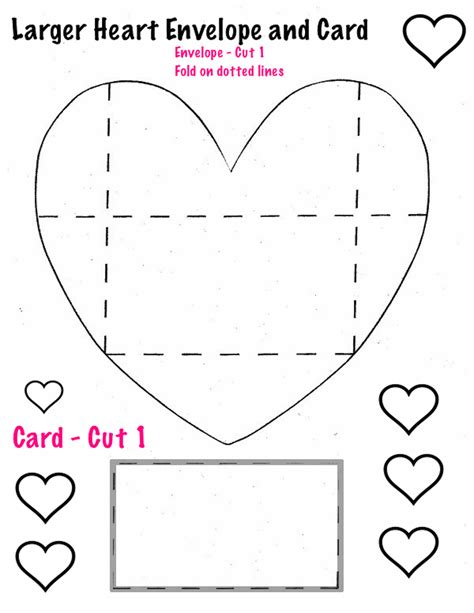 3d Paper Heart Printable Template Paper Kawaii Shop Paper Heart 3d 22