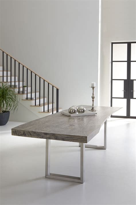 Gray Stone Dining Table