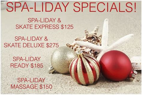 December Specials Christmas Bulbs Miami Spas Holiday Decor