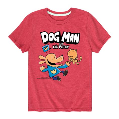 Dog Man Dog Man And Lil Petey Toddler Short Sleeve T Shirt