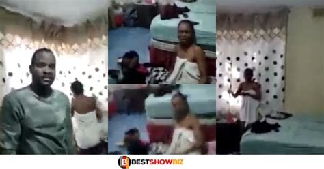 Man Catches His Wife Sleeping With Another Man In The Bedroom With Their Daughter In The Room