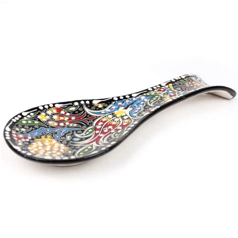 Traditional Ceramic Spoon Rest Handmade Spoon Holder Spoon Etsy