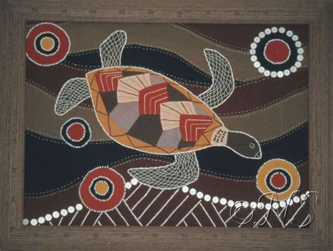 Tortue Aborigène Australian Indigenous Australian Art Indigenous Art