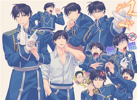 Roy Mustang Maes Hughes And Elicia Hughes Fullmetal Alchemist Drawn