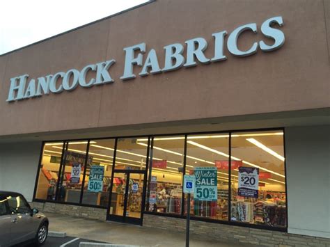 Hancock Fabrics - CLOSED - Fabric Stores - 5143 Quince Rd, Eastgate