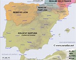 Euratlas Periodis Web - Map of the Iberian Peninsula in 1000 | Map ...