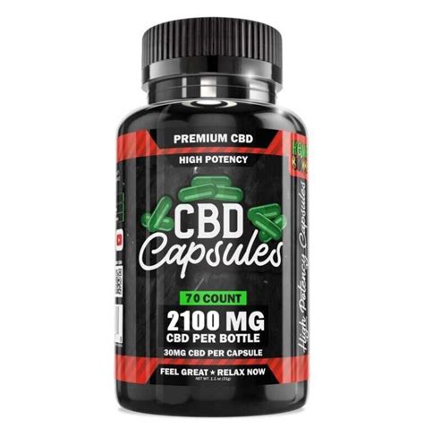 Cbd Capsules 30mg Cbd Each 70ct Cbd Products Depot