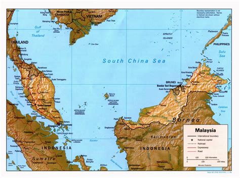 Malaysia In The Map Malaysia Track