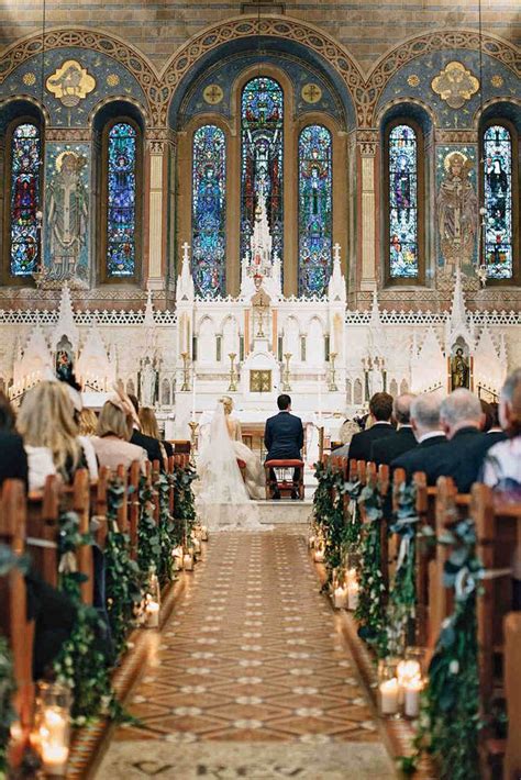 45 Breathtaking Church Wedding Decorations Church Wedding Ceremony