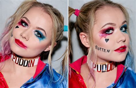 Harley Quinn Makeup Tutorial In 7 Easy Steps Glamour