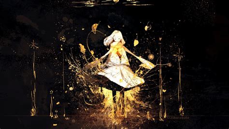 Gold Anime Wallpapers Top Free Gold Anime Backgrounds Wallpaperaccess