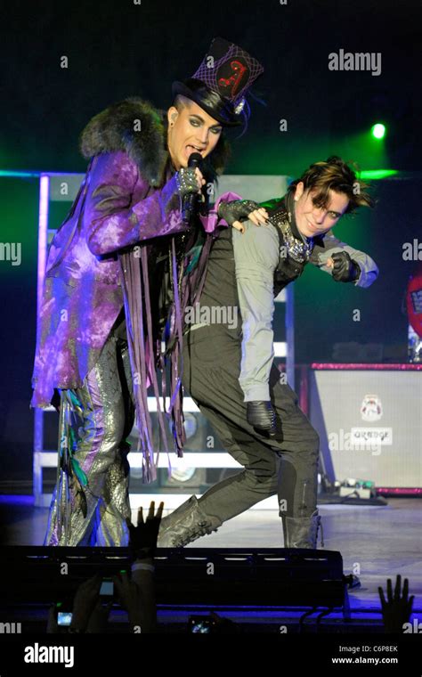 Adam Lambert Performing Live On Stage During The During Kiss 92 5 Wham Bam At The Molson
