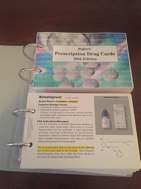 Siglers Prescription Drug Cards By Sigler Goodreads