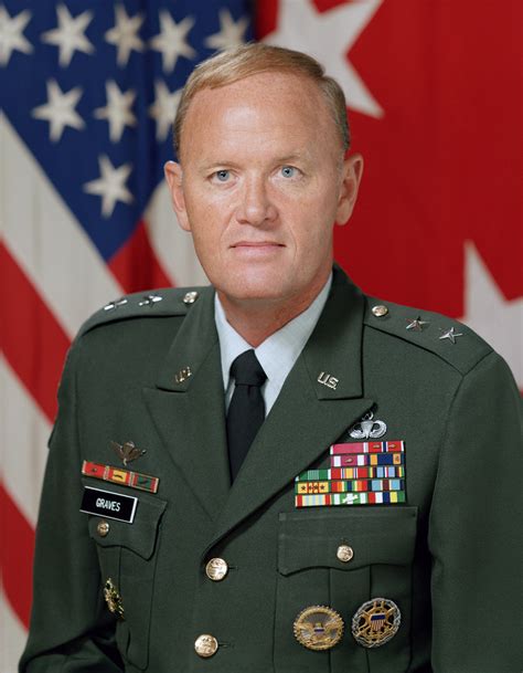 Portrait Us Army Usa Major General Mgen Howard D Graves