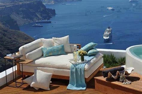 Amazing Balcony In Santorini Greece Pinterest