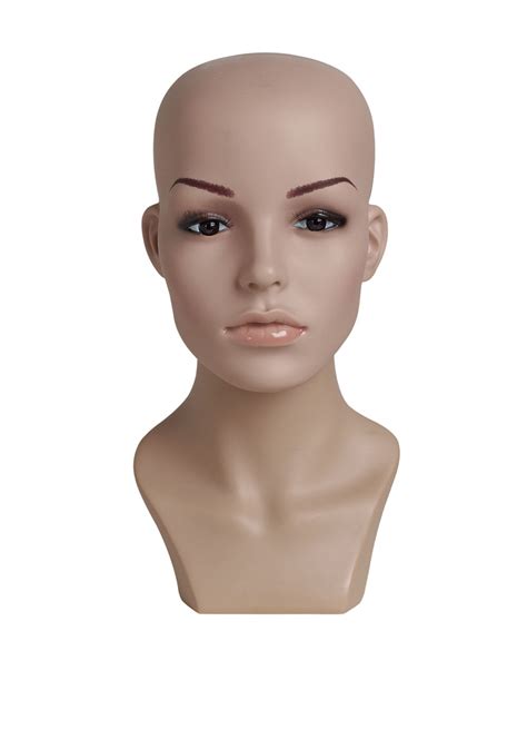 Female Plastic Mannequin Head Height 13½ Head Circumference 21