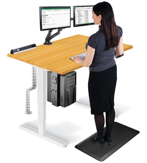 Allcam Ergonomic Suites Sit Stand Desk Workstation For Better Health And Work