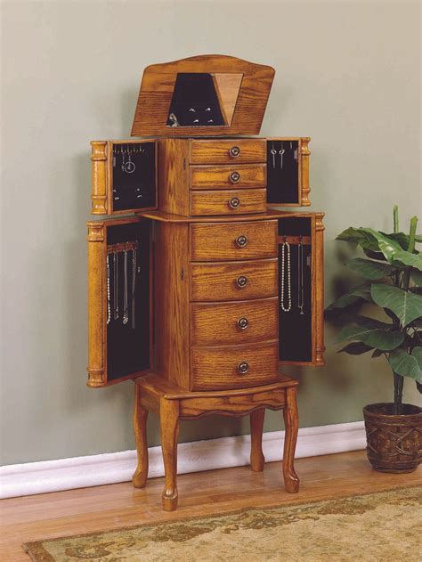 Fine Jewelry Cabinets And Armoires For Women Jewelry Armoire Powell